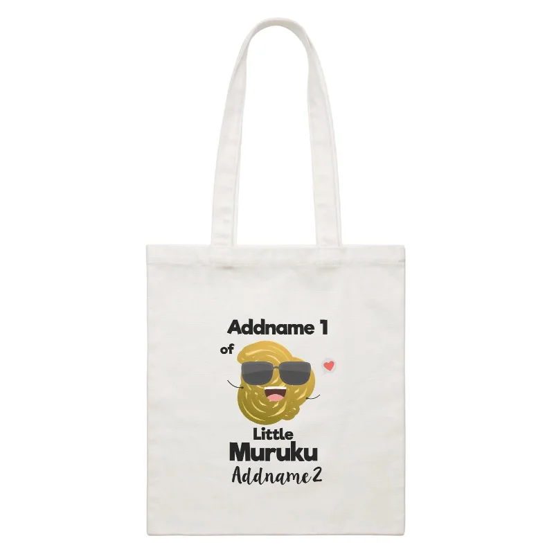 Plus - Size Canvas Tote Bag for Carrying Large ItemsAddname 1 of Little Muruku Addname 2 White Canvas Bag