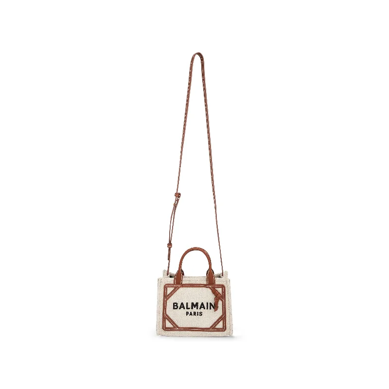 B-Army Shopper Mini in Natural/Brown