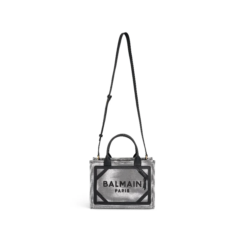 B-Army Small Shopper Bag in Black/White