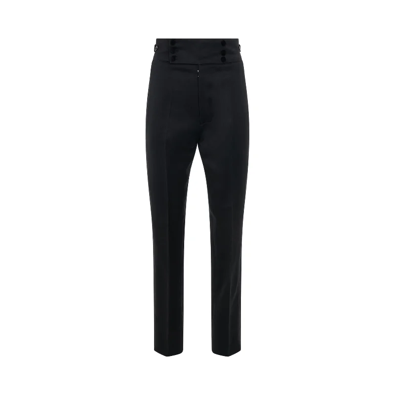 High Waist Pants in Black