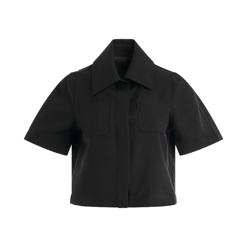 Reproportioned Shirt in Black