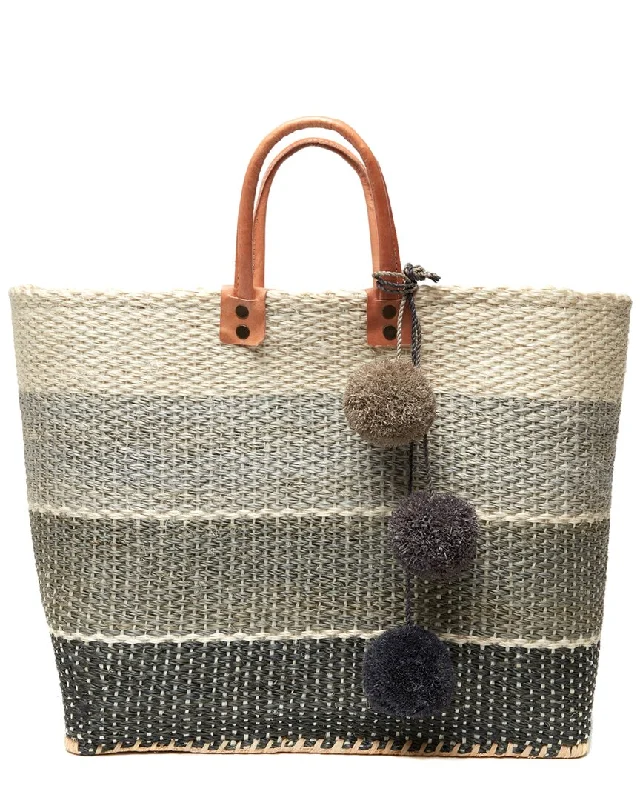 Women's Tote Bag with Magnetic Closure in Orange for Easy Access on the GoMar Y Sol Samana Sisal Tote