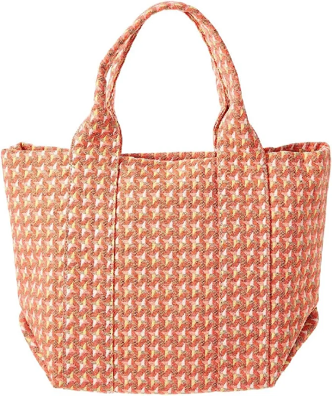 Geometric - Printed Tote Bag in Multicolor for a Contemporary and Trendy OutfitSee by Chloe Laetizia Small Tote Happy Orange One Size