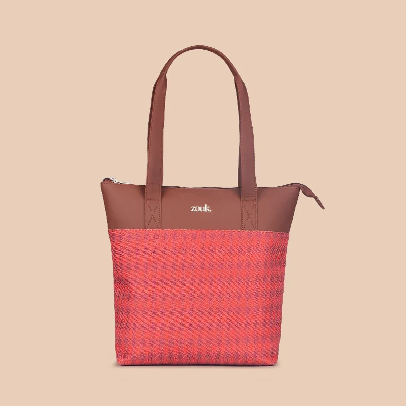 Geometric - Printed Tote Bag in Multicolor for a Contemporary and Trendy OutfitWadiyar Diamond Everyday Tote Bag