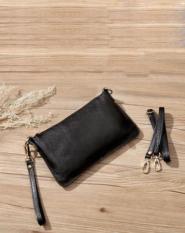 Large Faux Leather Crossbody Bag in Brown with Tassel Details for Casual TravelBlack Leather Wristlet Wallet Womens Small Minimalist Shoulder Purse Zip Crossbody Purse Slim Shoulder Bag for Women