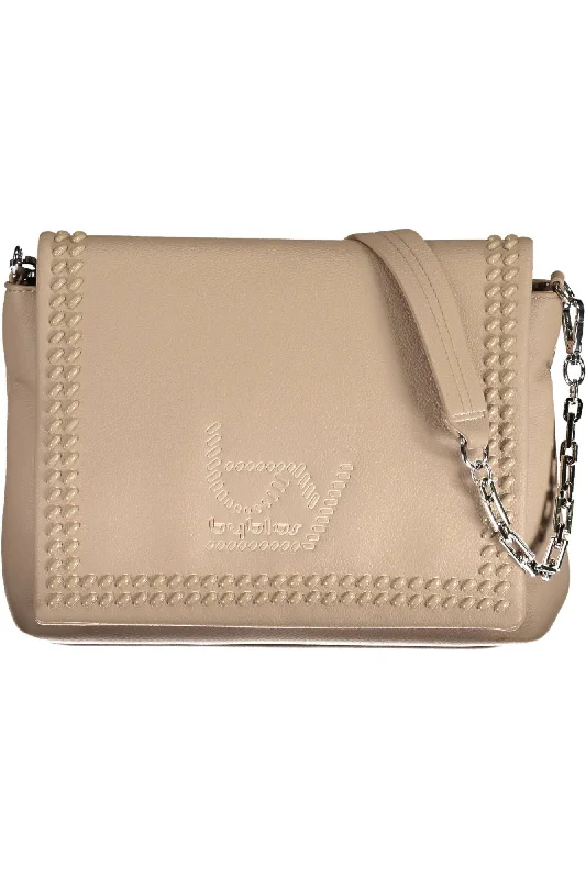 Pvc Shoulder Bag in Clear with Glitter for a Fun and Modern LookBYBLOS  Chain-Handle Shoulder Bag with Contrasting Women's Details