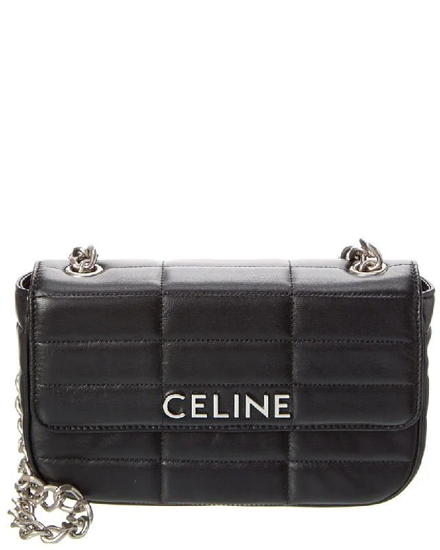 Women's Shoulder Bag with Adjustable Strap in Pink for ComfortCELINE Monochrome Quilted Leather Shoulder Bag