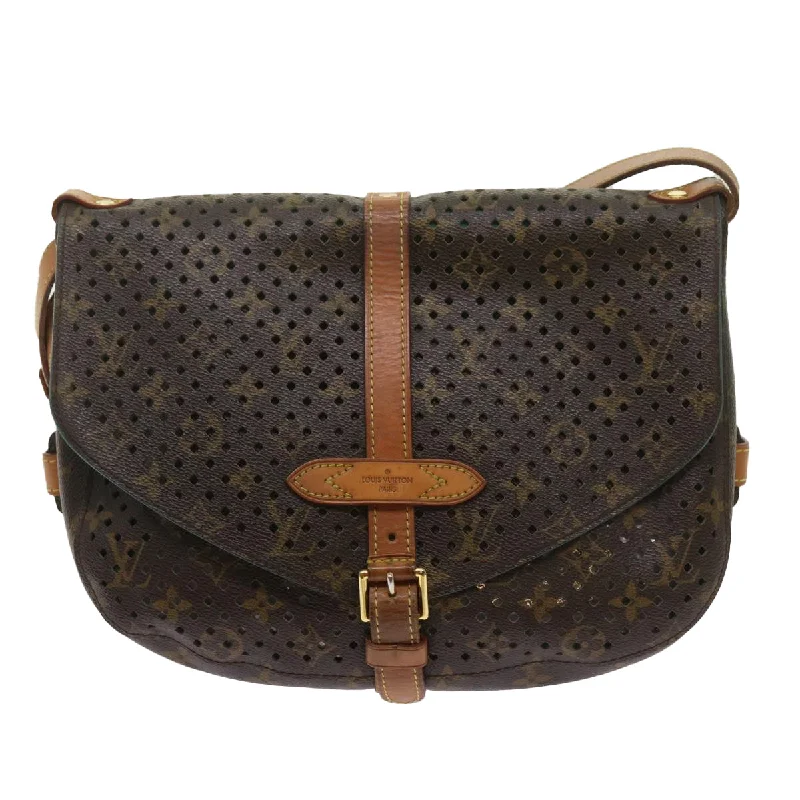 Metallic Shoulder Bag in Gold for Special OccasionsLouis Vuitton  Canvas Shoulder Bag (Pre-Owned)