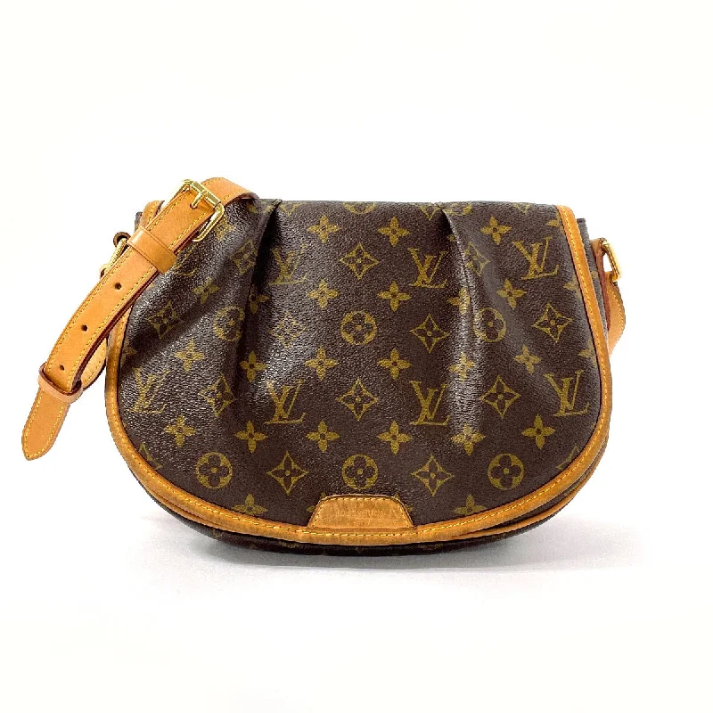 Quilted Leather Crossbody Bag in Cream for a Classic and Elegant AppearanceLouis Vuitton Menilmontant PM Monogram Canvas Bag