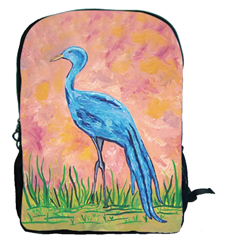 RFID - Blocking Women's Backpacks in Black for Protecting Your CardsBlue Crane Backpack - Paradise Crane