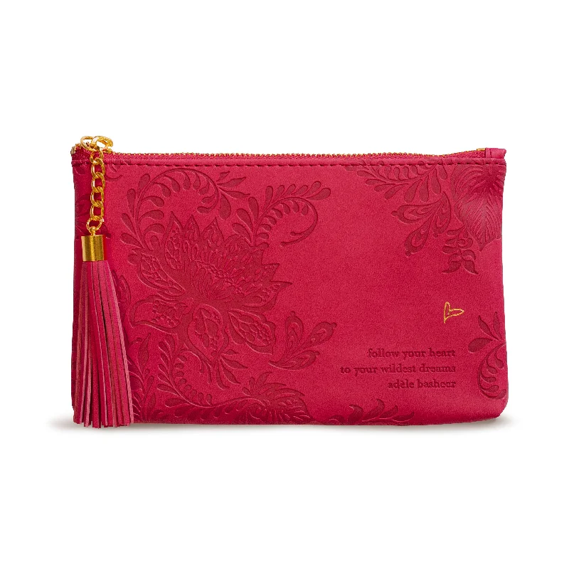 Bejeweled Clutch in Purple for Opera PerformancesWildest Dreams Essentials Purse - Radiant Ruby Red