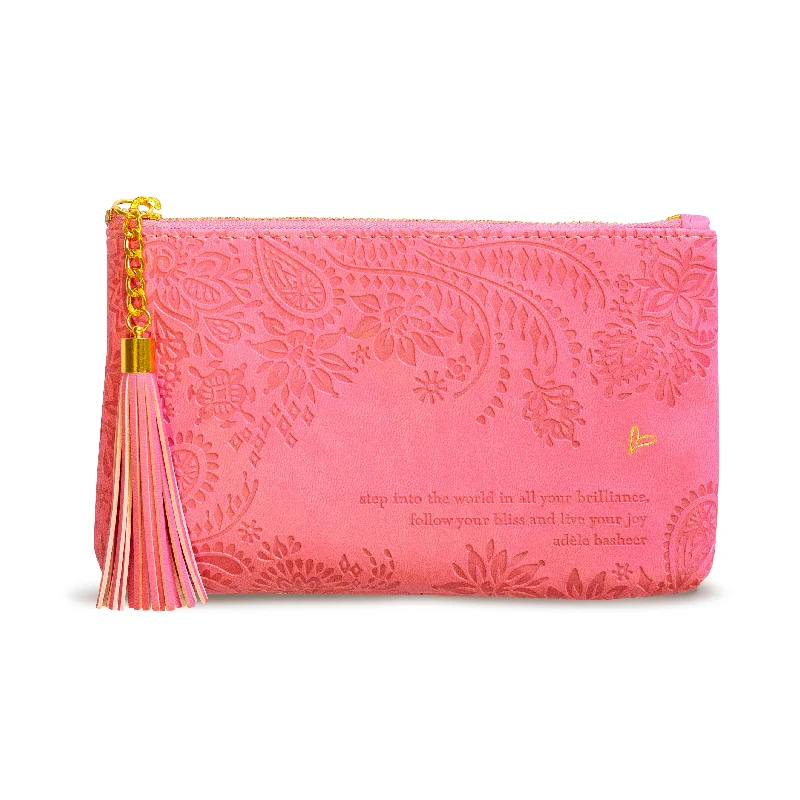 Pearl - Embellished Clutch in Cream for Bridal ShowersFollow Your Bliss Essentials Purse - Rose Quartz Pink