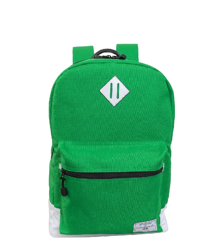 Women's Backpacks with Built - in Rain Covers in Green for Outdoor EnthusiastsThe Journey by Jack Abrahams RegPack-Boston Edition 23L