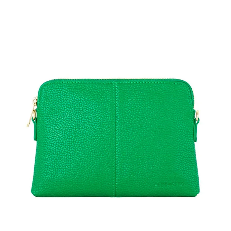 Women's Card Cases with a Hidden Compartment for Secret Storage in GrayElms + King Small Bowery Clutch/Wallet - Green