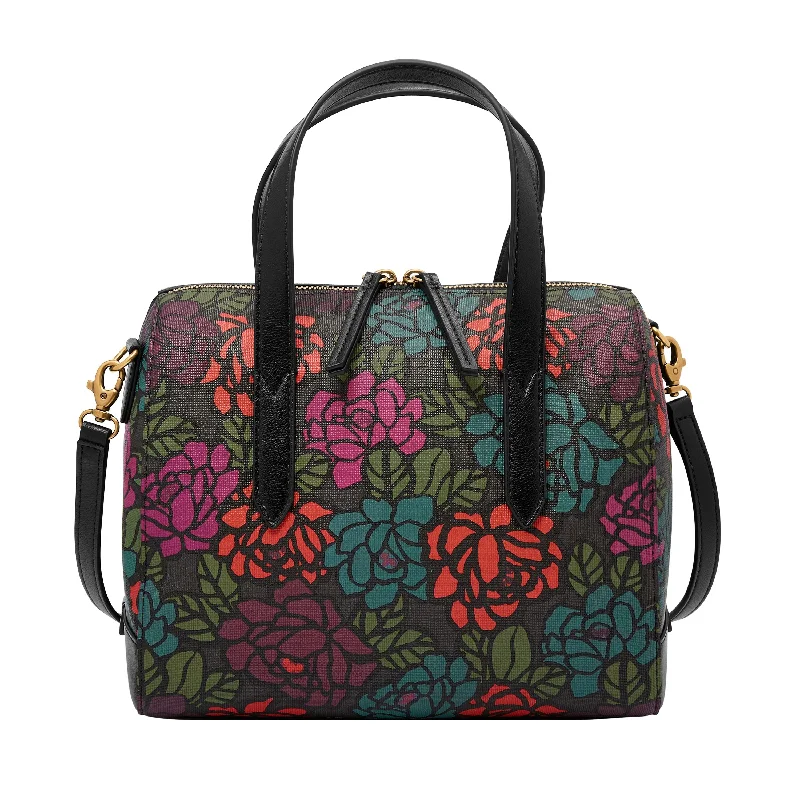 Tassel - Adorned Women's Satchels in Teal for a Bohemian VibeFossil Women's Sydney Printed Satchel