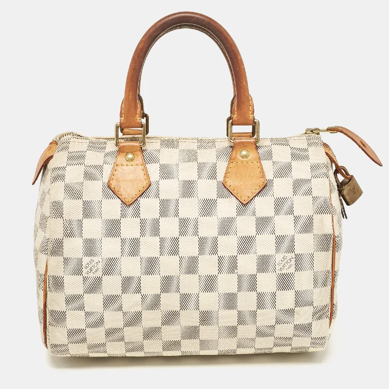 RFID - Blocking Women's Satchels in Purple for Security - Conscious ShoppersLouis Vuitton Damier Azur Canvas Speedy 25 Bag