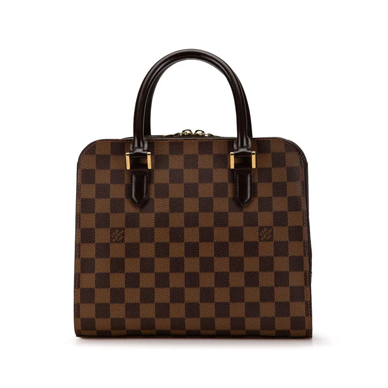 Water - Resistant Women's Satchels in Beige for Outdoor EnthusiastsLouis Vuitton Damier Triana Handbag Brown