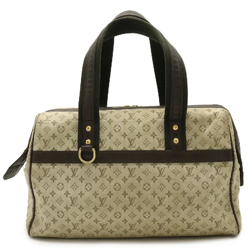 Animal - Print Women's Satchels in Leopard for a Bold Fashion StatementLouis Vuitton Josephine GM Canvas Leather Handbag