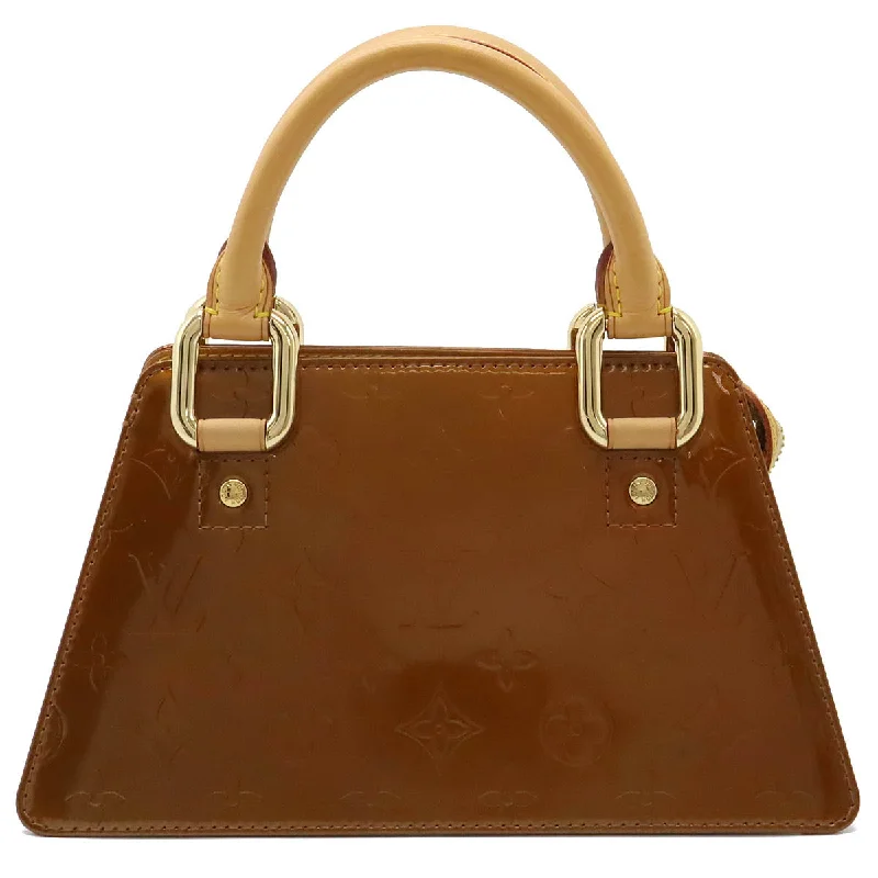 Laptop - Friendly Women's Satchels in Black and Grey for Working WomenLouis Vuitton Vernis Mini Forsyth Handbag Bronze