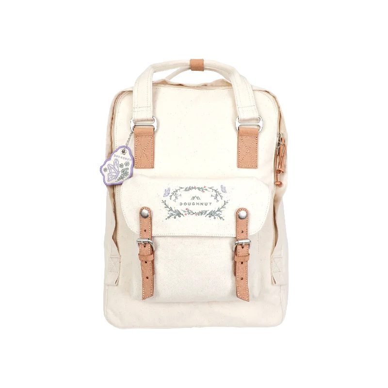 Leather - Trimmed Women's Backpacks in Cream for a Touch of LuxuryMacaroon Large Sweetened Fantasy Series Backpack