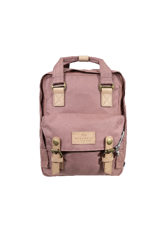 Vintage - Inspired Women's Backpacks in Brown Leather for a Retro AestheticMacaroon Mini Reborn Series Backpack