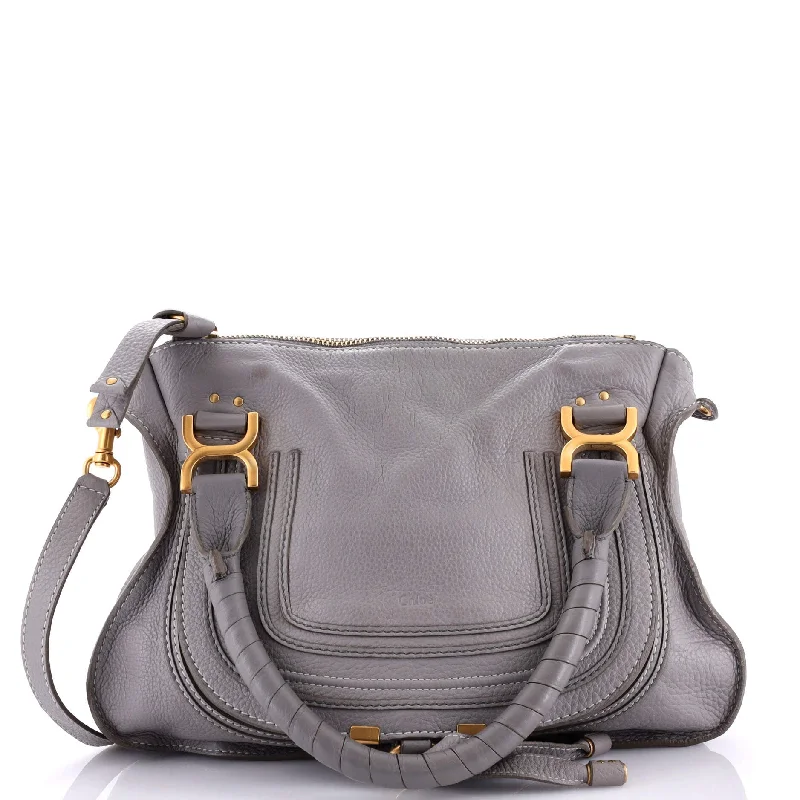 Laptop - Friendly Women's Satchels in Black and Grey for Working WomenMarcie Satchel Leather Medium